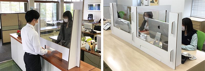 上フレームがなく視界がクリアです。お客様や同僚とのやり取りがしやすいです。